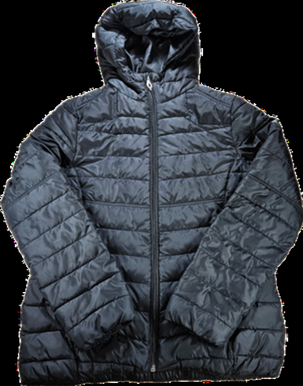 Spyder Puffer Jacket Women's Size S Black Hooded Full Zip Coat